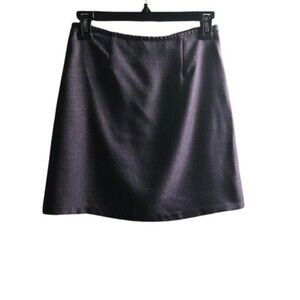 YK Clothing Women's A-Line Skirt Purple Size 7 Zip Closure  Mini Skirt